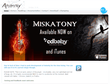 Tablet Screenshot of animify.com
